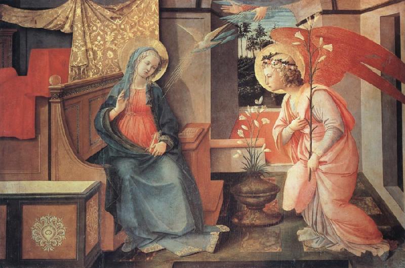 Fra Filippo Lippi The Annunciation France oil painting art